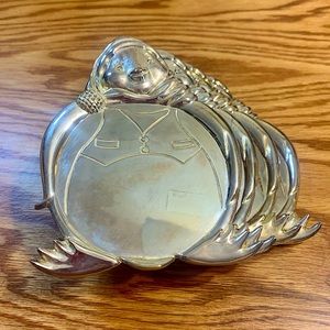 Silver plated Penguin Coaster 4 piece set 🐧 | Towle Silversmiths